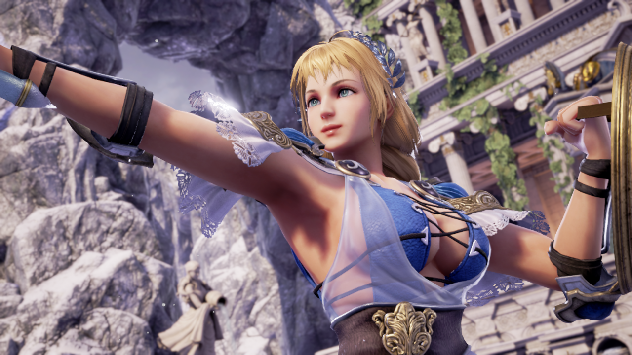[19/12/2017] Sieht harmlos aus, kann aber vernichtend zuschlagen: Sophitia Alexandra ist ein bekannter Charakter aus der Soul Calibur-Serie und wird auch im neuen Teil von Anfang an mit dabei sein. 