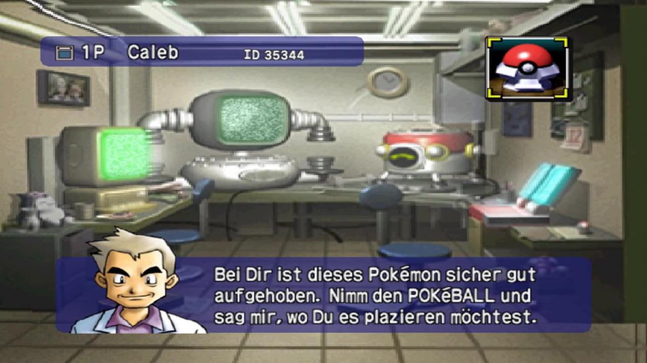 [15/01/2018] Im „Pokémon-Labor“ (angelehnt an das Labor von Professor Eich aus Pokémon Rot, Blau und Gelb) könnt ihr eure Pokémon, Items, Boxen und mehr organisieren, die sich auf dem Game-Boy-Modul befinden. Außerdem gibt’s den Pokédex zu bestaunen.