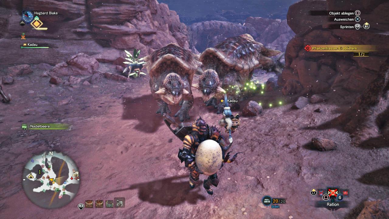 [23/01/2018] Wyvern Ei, Finsteres Tuch, Erhabenes Horn - Item- und Materialien-Fundorte in Monster Hunter World. Wir bieten euch Tipps zu den Fundorten der wichtigen Dinge.