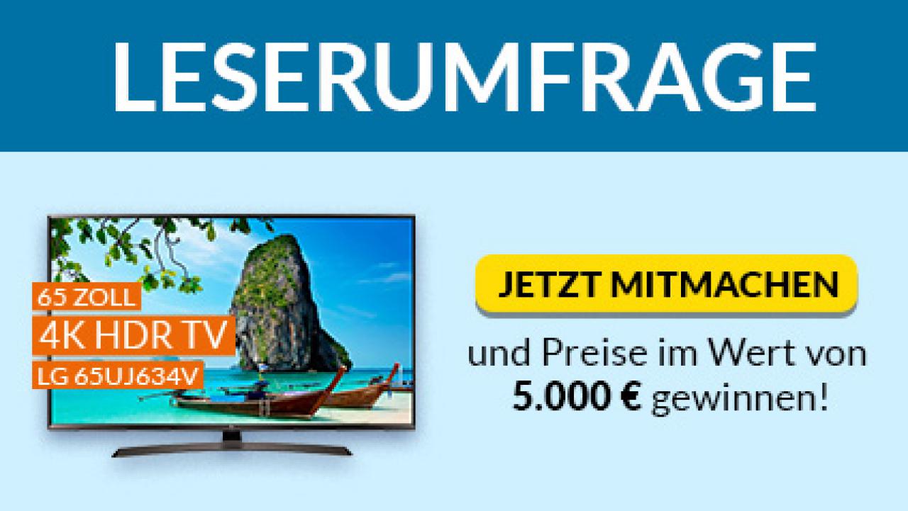 [28/02/2018] Leserumfrage: Mitmachen & tolle Preise gewinnen!