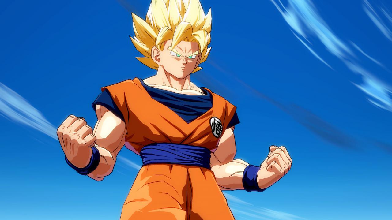 [20/02/2018] Dragon Ball-Posterboy Son Goku ist als mächtiger Kämpfer natürlich in der Kämpferriege des Prüglers mit dabei.