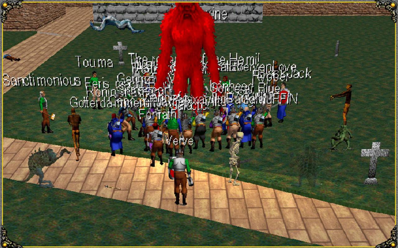 [23/02/2018] Der id-Software-Shooter Doom diente als Vorbild: Meridian 59 (1996) ist das erste MMORPG mit einer 3D-Welt.