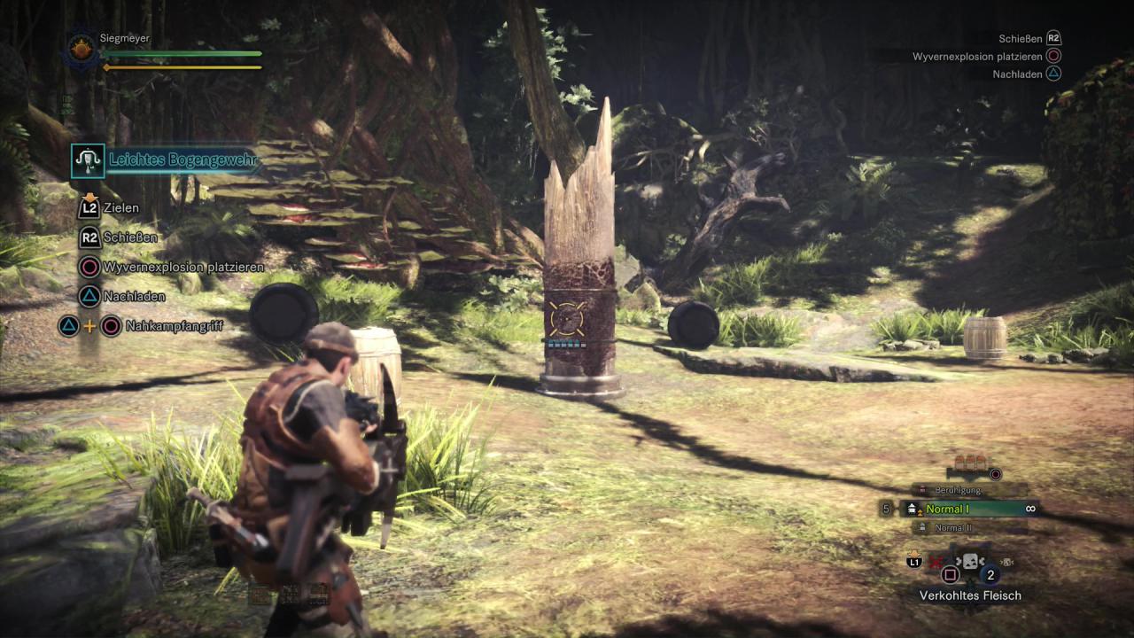 [14/02/2018] Monster Hunter World - Leichtes Bogengewehr: Die Schusswaffe bringt jede Menge Spieltiefe sowie Abwechslung in die Kämpfe