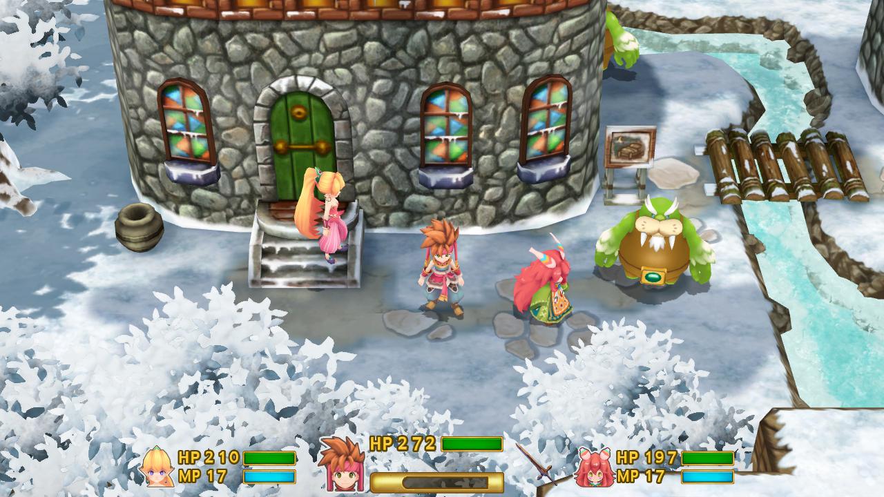 [21/02/2018] Secret of Mana: Manuelles Abspeichern ist etwa in Gasthäusern möglich, ab und an legt das Spiel aber auch selbst einen Speicherstand an.