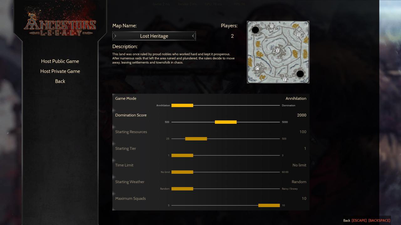 [16/02/2018] In der Multiplayer Open-Beta können wir derzeit nur die Spielmodi Domination und Annihilation auswählen.