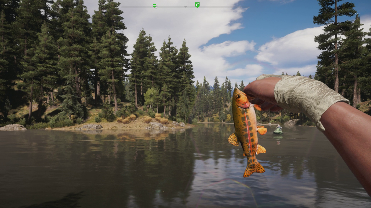 [26/03/2018] Beim Angeln schaltet ihr in Far Cry 5 auch mal ab. Verkauft die Fische für Geld.