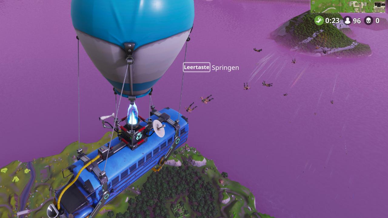 [23/03/2018] Tipps für Fortnite: Battle Royale -&nbsp;Kaum dürfen sie, schon springen sie. Bleibt geduldig und sucht euch im hinteren Teil der Insel einen möglichst ruhigen Landeplatz.