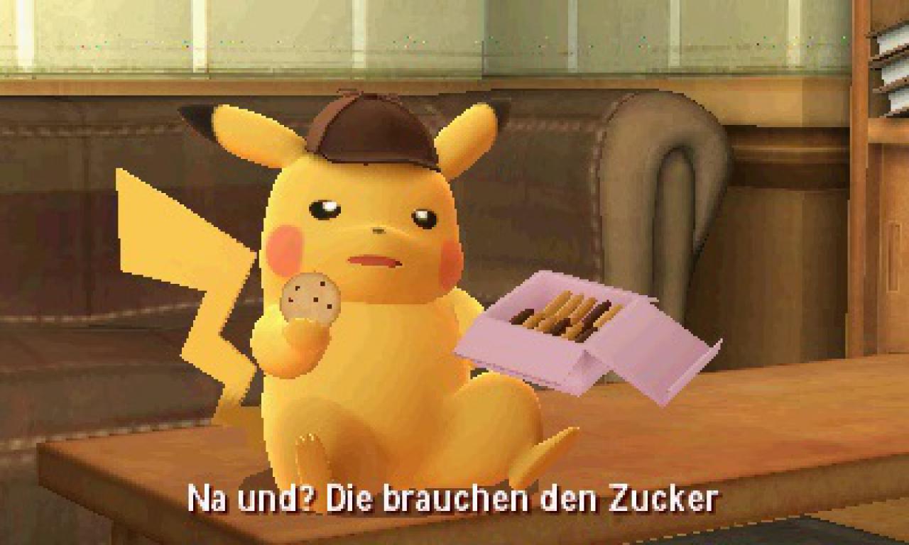 [05/03/2018] Detektiv Pikachu hat so einige Marotten, die im Laufe des Spiels immer wieder für Erheiterung und lustige Momente sorgen. So ist er zum Beispiel nicht nur total verrückt nach gutem Kaffee, auch zu Süßkram kann er in der Regel nicht nein sagen.