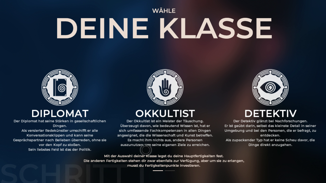 [29/03/2018] In The Council stehen euch drei Klassen zur Verfügung,