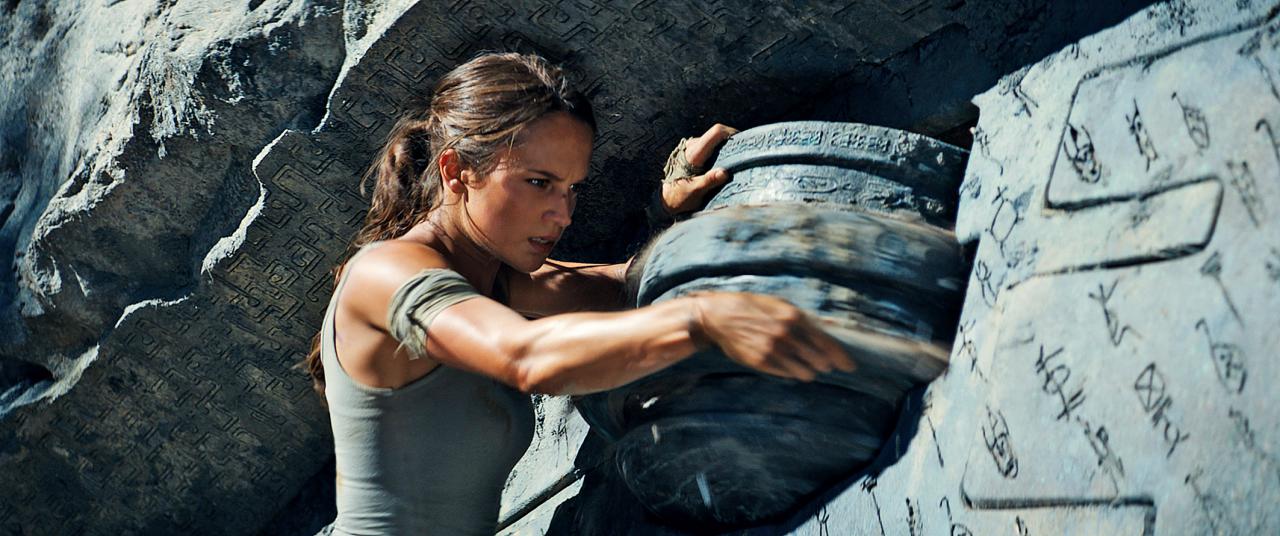 [14/03/2018] Um in die sagenumwobene Tempelanlage zu gelangen, muss Lara Croft ein riesiges Schloss knacken.