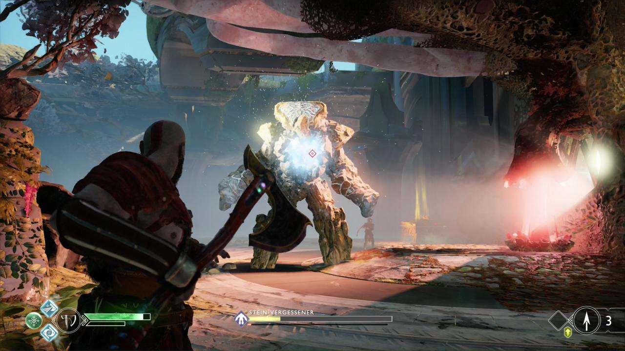 [24/04/2018] Bosskampf gegen den Stein-Vergessenen - Insgesamt sechs solcher Bosse sind in der Spielwelt von God of War verteilt.