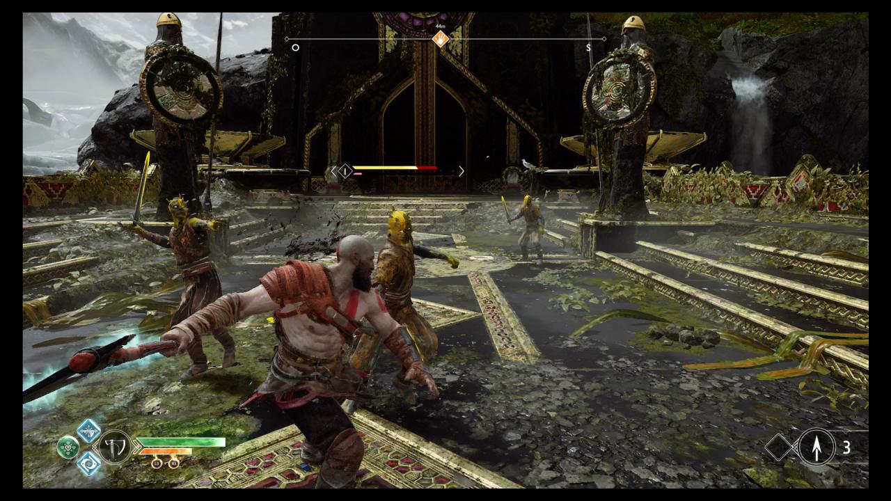 [16/04/2018] Beim Kampfsystem hat sich Entwickler Santa Monica Studio von Dark Souls inspirieren lassen - ohne den unverzeihlichen Schwierigkeitsgrad.
