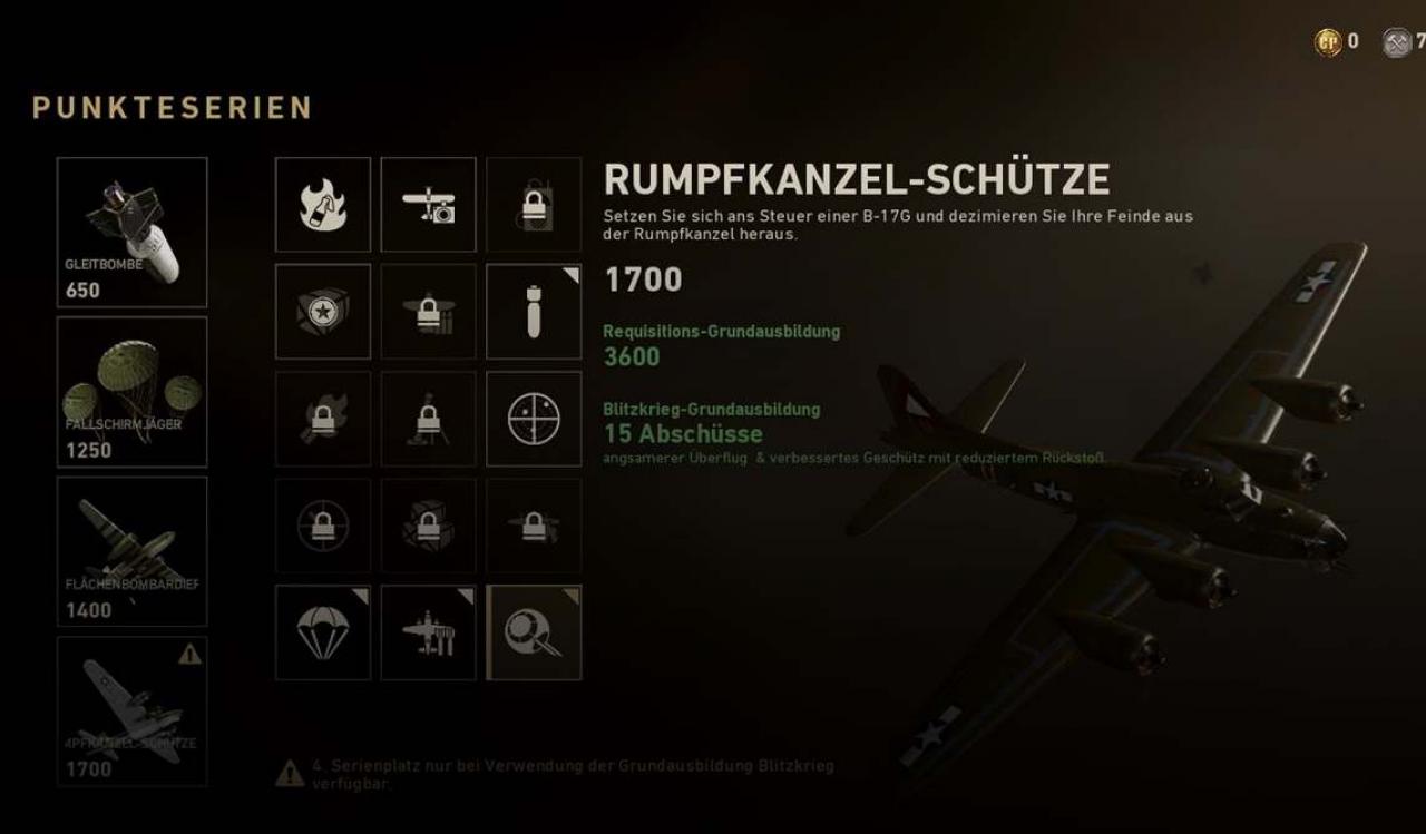 [13/04/2018] Der neue Slot für die vierte Serienbelohnung ist für die Grundausbildung Blitzkrieg reserviert.