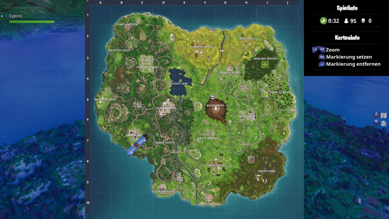 Fortnite: Die überarbeitete Karte von Season 4.