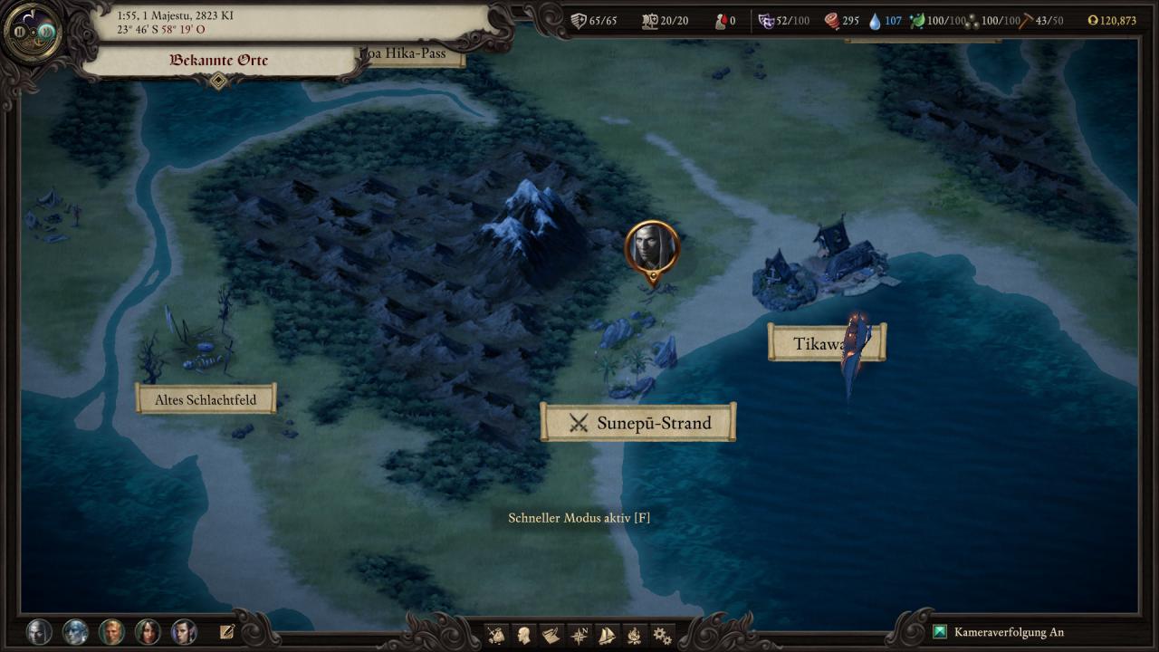 [09/05/2018] Pillars of Eternity 2: Deadfire im Test -&nbsp;Ob zu Wasser oder auf Land: Die Erkundung der Todesfeuer-Inseln nimmt einen wichtigen Teil der Spielzeit von Pillars of Eternity 2 ein.