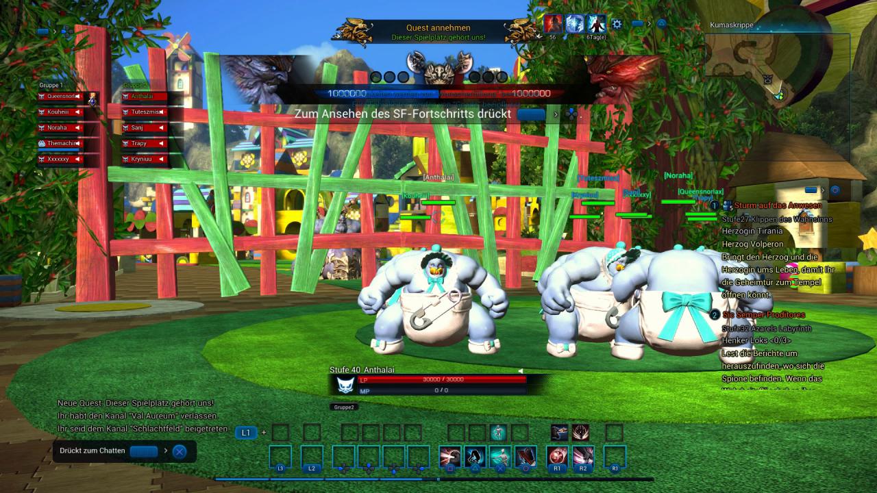 [02/05/2018] Tera im Konsolentest:&nbsp;Oger in Windeln, mit Schnuller im Mund? Oh ja! Willkommen in Kumaskrippe, dem vielleicht sinnlosesten PvP-Schlachtfeld der MMORPG-Geschichte.