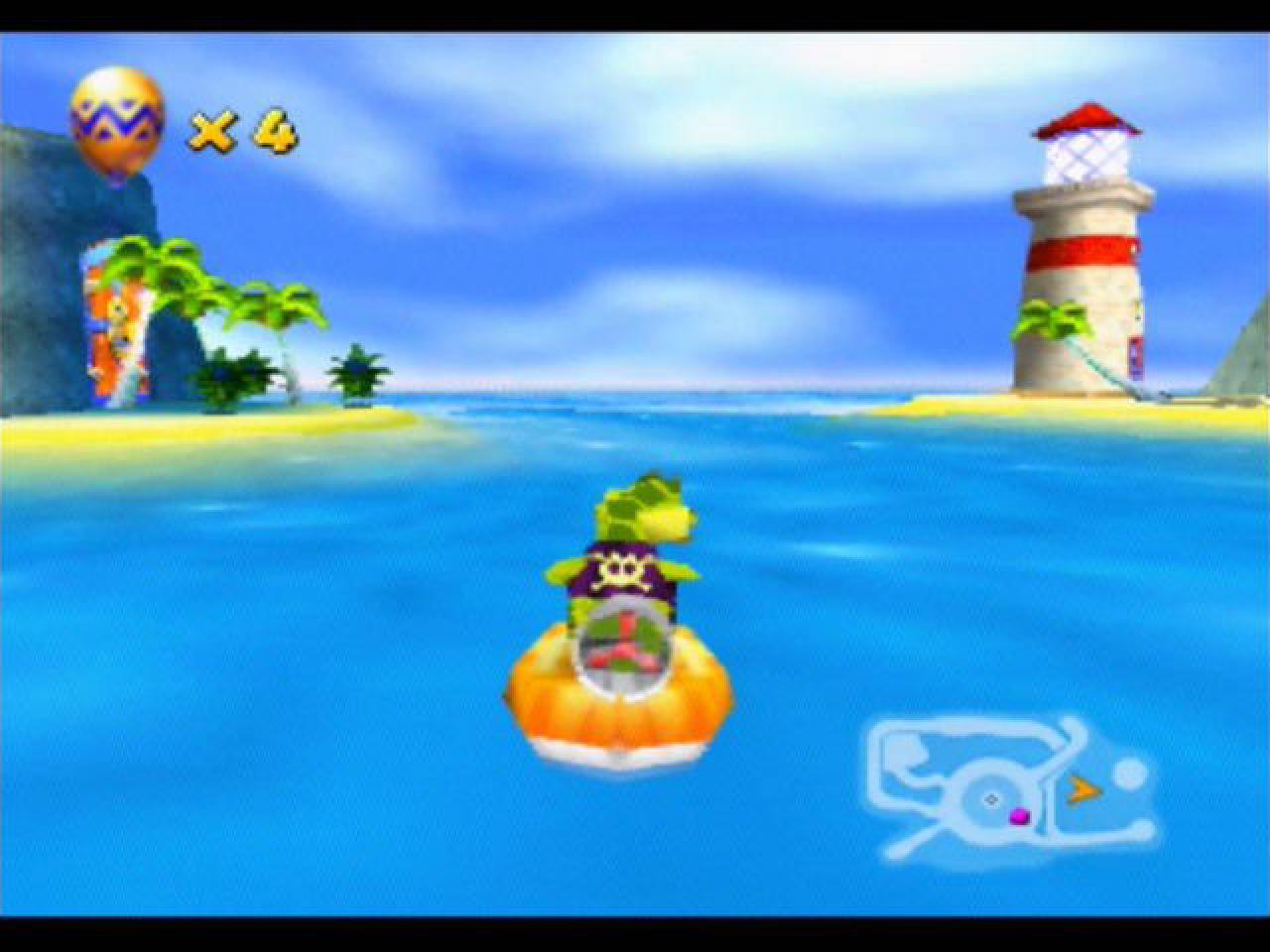 [16/05/2018] Nicht nur Karts, auch Luftkissenboote und Flugzeuge sorgen bei Diddy Kong Racing für Laune. Nicht zu vergessen: der Adventure-Mode mit Bosskämpfen.