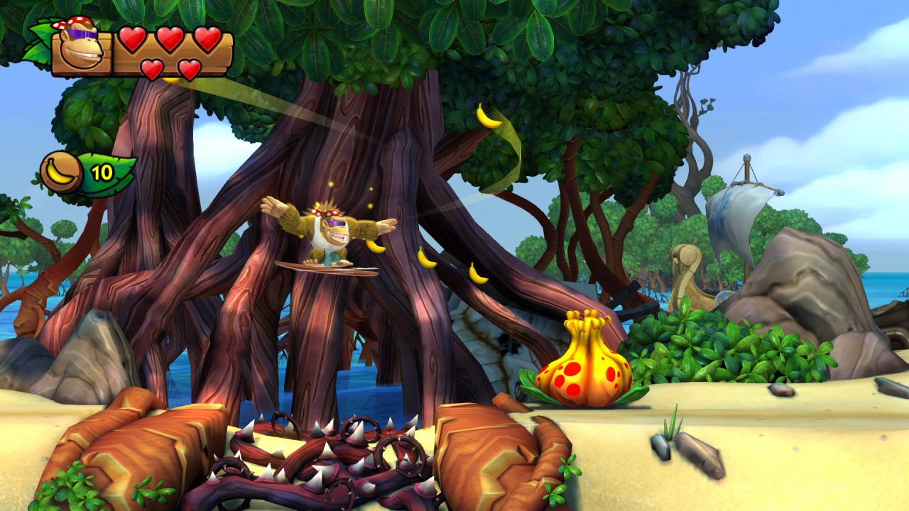 [16/05/2018] Donkey Kong Country: Tropical Freeze für Nintendo Switch wurde unter anderem um einen neuen Einsteigermodus mit Funky Kong ergänzt.