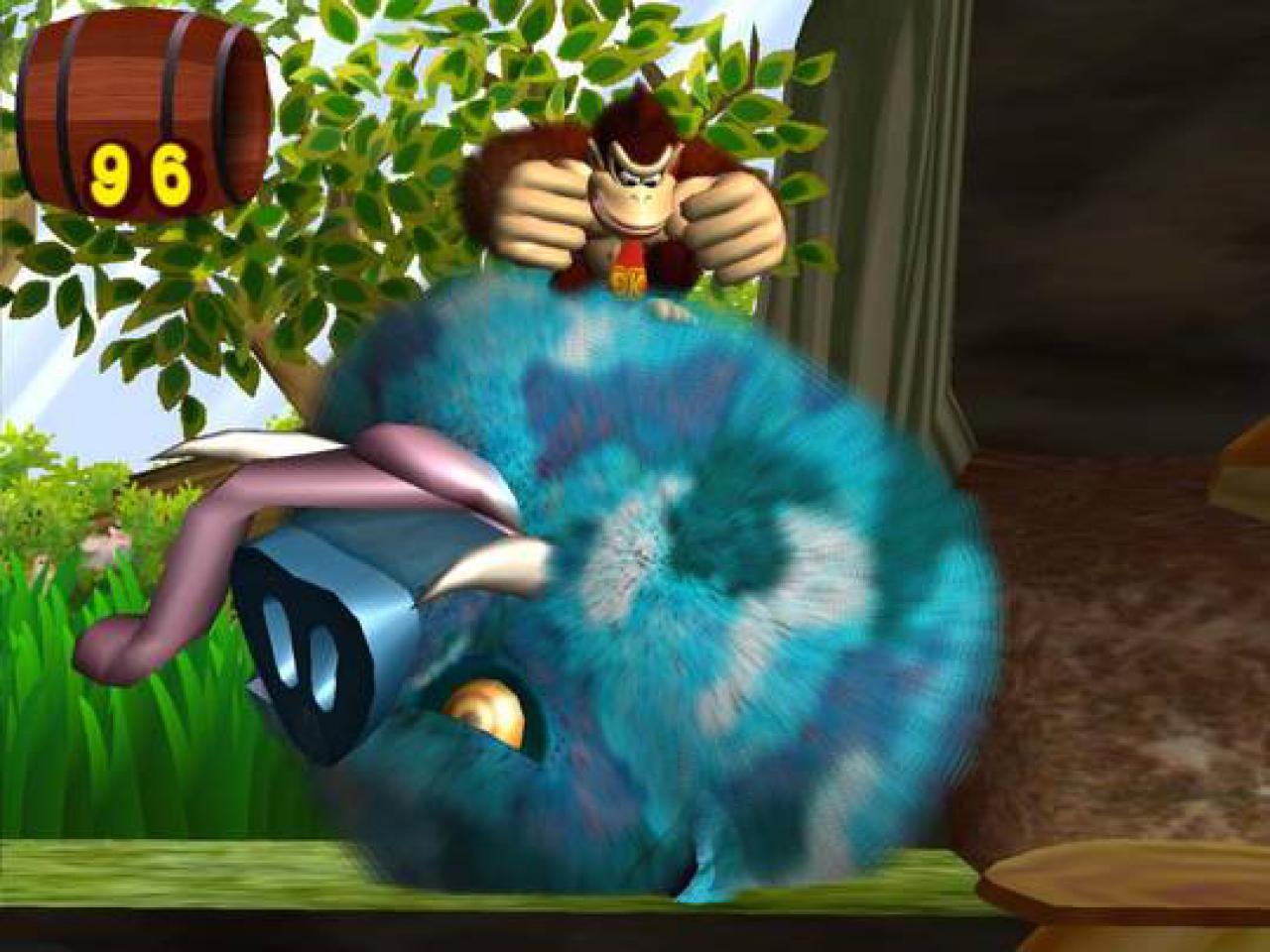 [16/05/2018] Da dröhnt der Dschungel: Das Jump & Run Donkey Kong Jungle Beat für Gamecube wurde eigens für Donkey Kongas Trommel-Controller konzipiert.