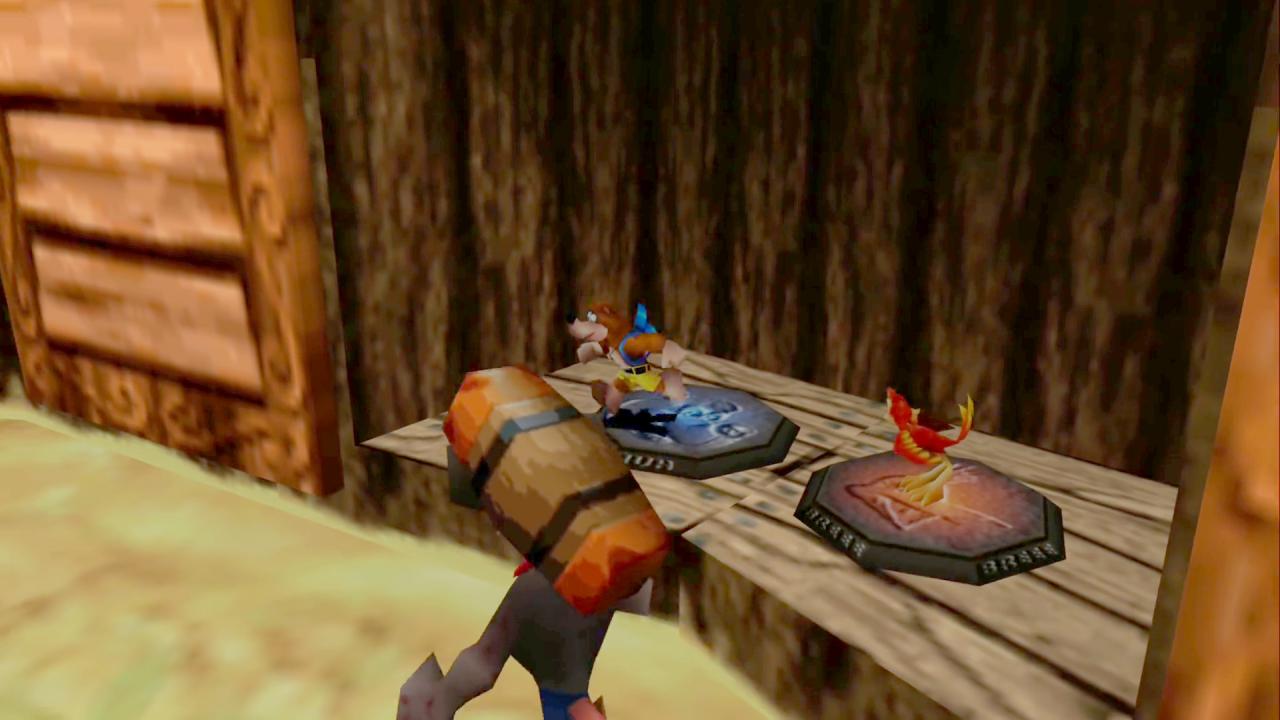 [07/06/2018] Was sich schon im ersten Spiel viele Fans wünschten, wurde in Banjo-Tooie Realität: An bestimmten Plattformen kann man das Heldenduo trennen und separat losziehen.