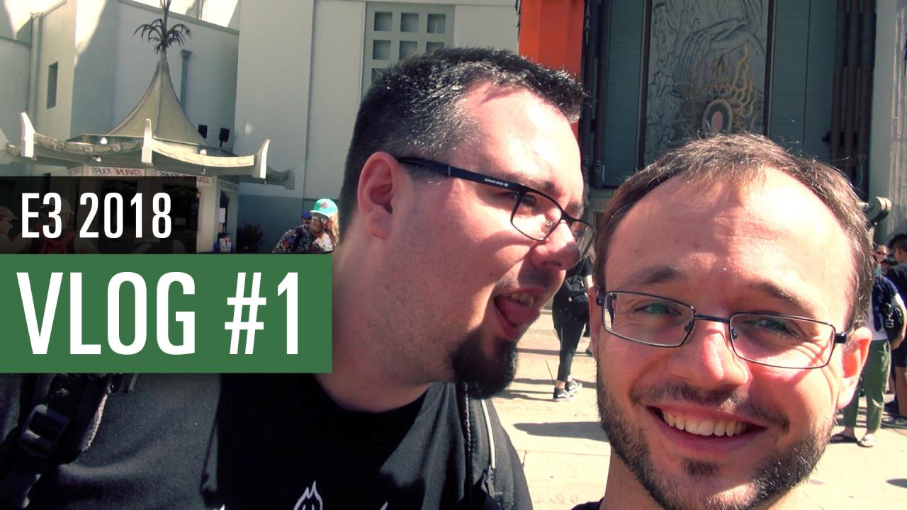 [11/06/2018] Die E3 kann kommen: Lukas freut sich auch in diesem Jahr wieder auf denkwürdige Tage mit den Kollegen.