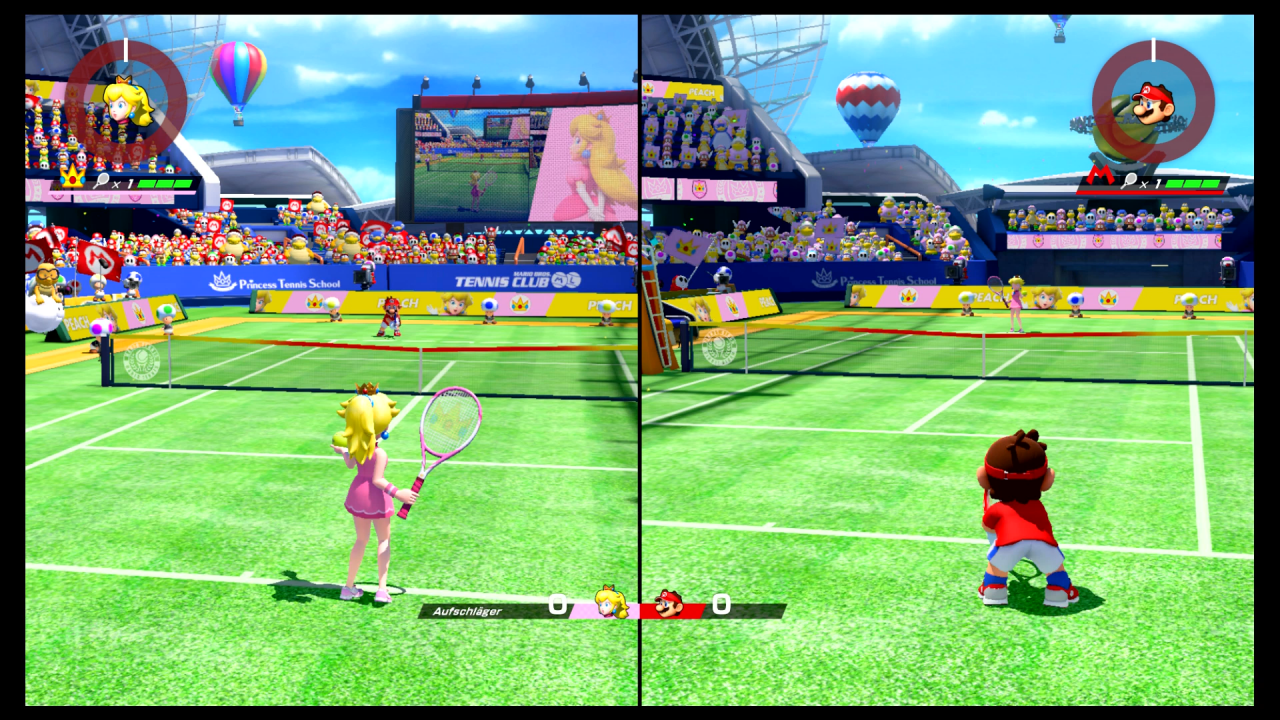 [19/06/2018] Der Mehrspieler-Modus dürfte Mario Tennis Aces für viele Spieler über den relativ kurzweiligen Abenteuer-Modus hinaus besonders interessant machen.