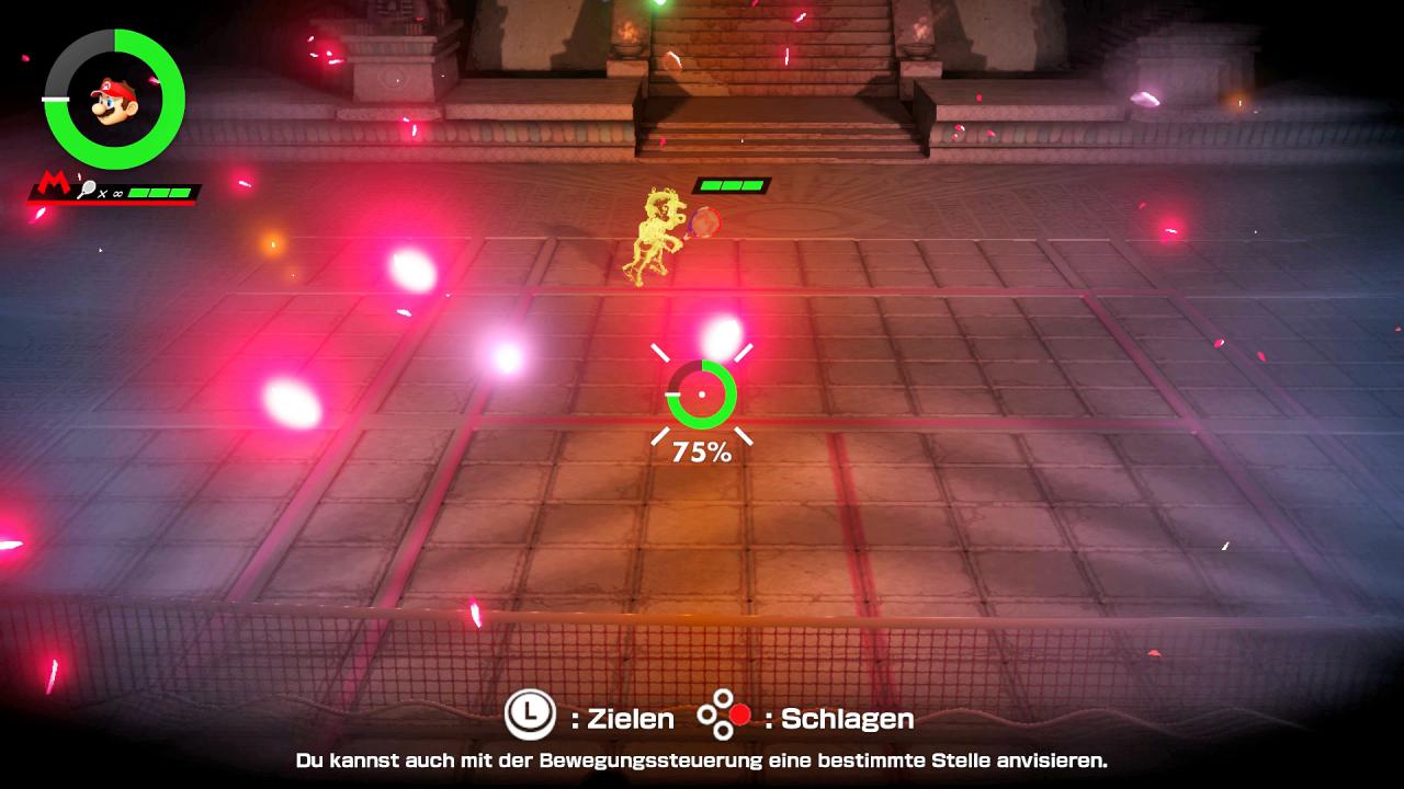 [01/06/2018] Die Zielanzeige steuern wir per Gyro-Sensor über den Platz, was wirklich sehr präzise funktioniert.