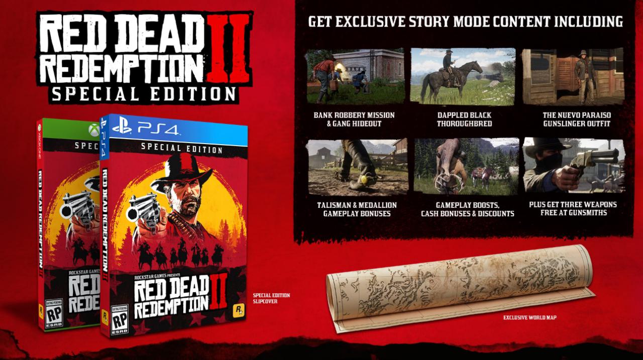 Die Inhalte der Special Edition zu Red Dead Redemption 2. 