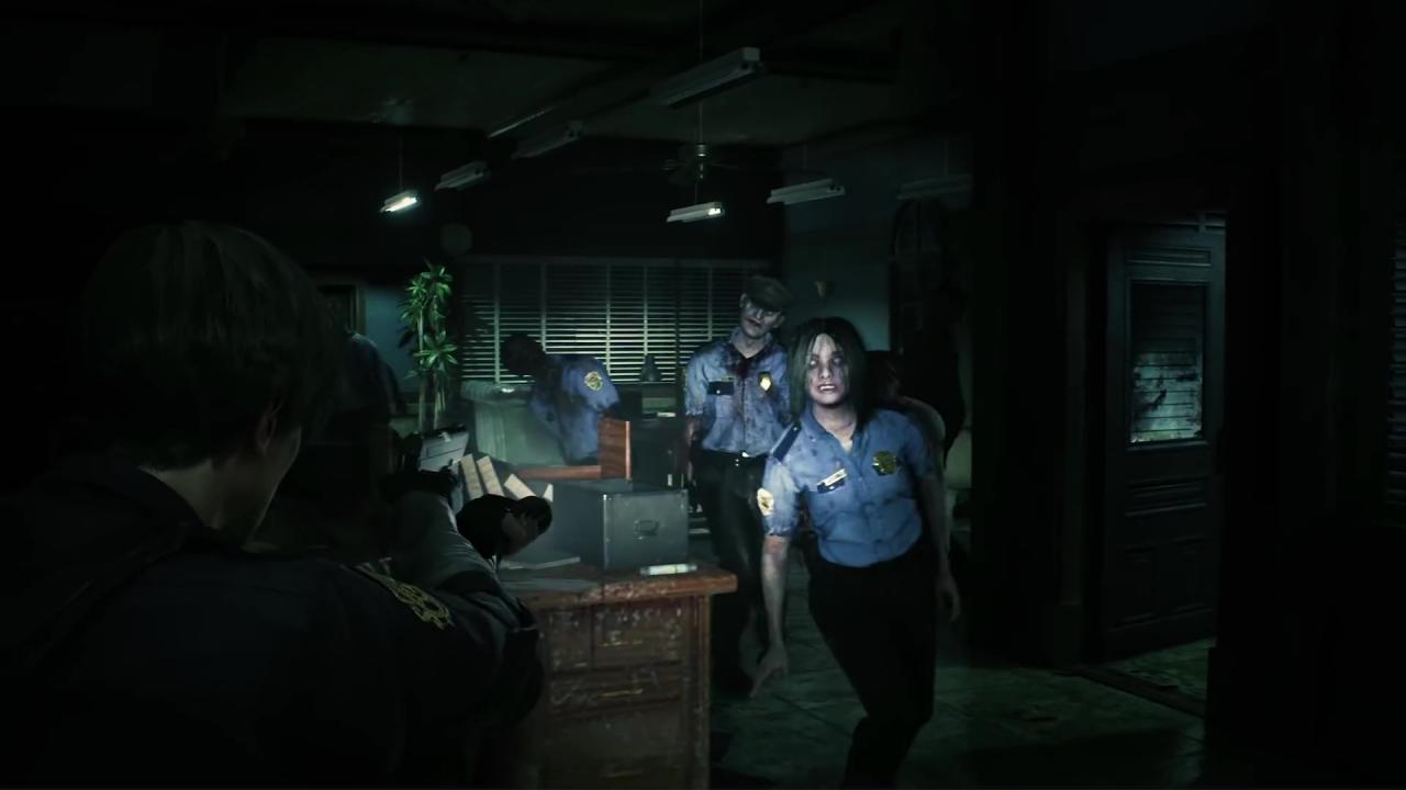 Leon S. Kennedy im Polizeirevier im Resident Evil 7 Remake.