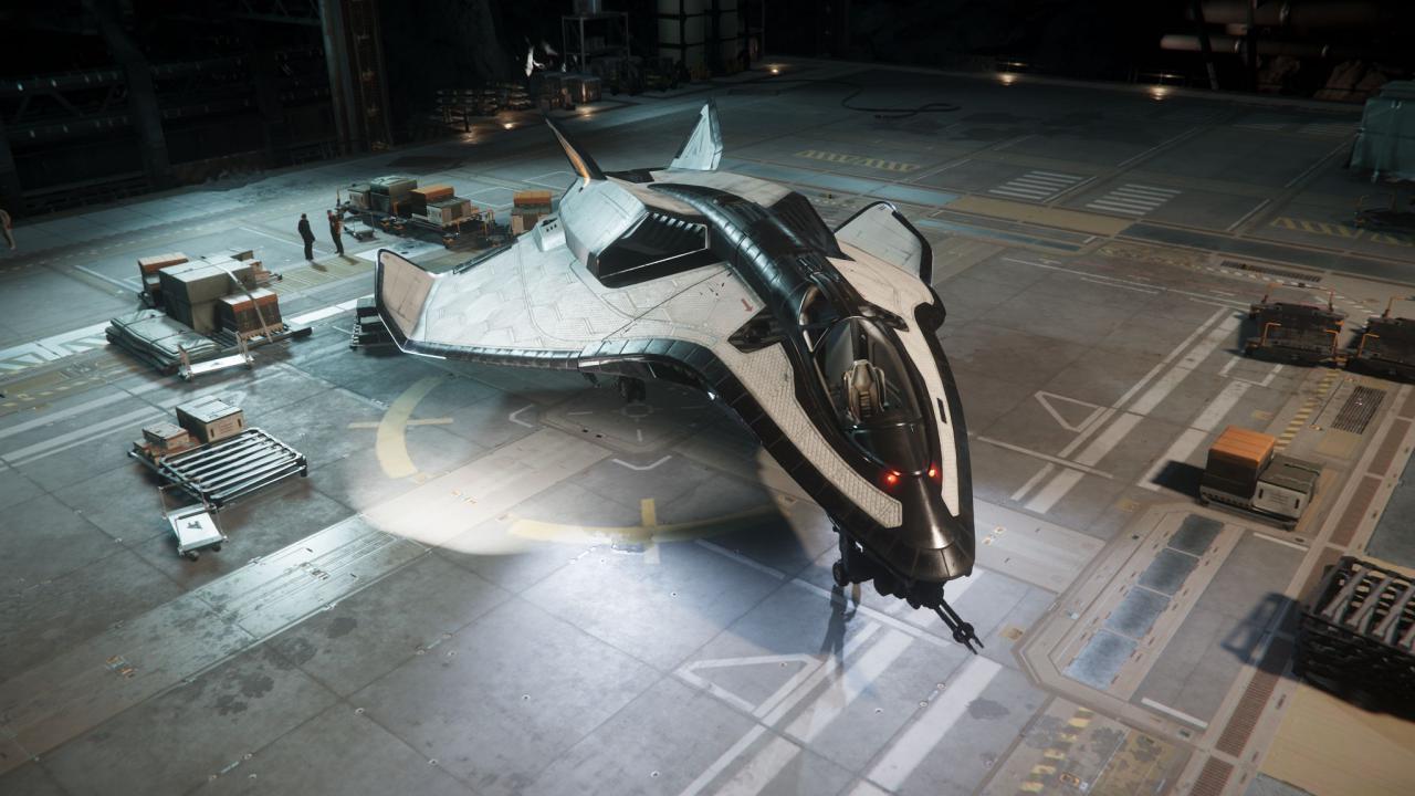 Ein Raumgleiter im MMO Star Citizen