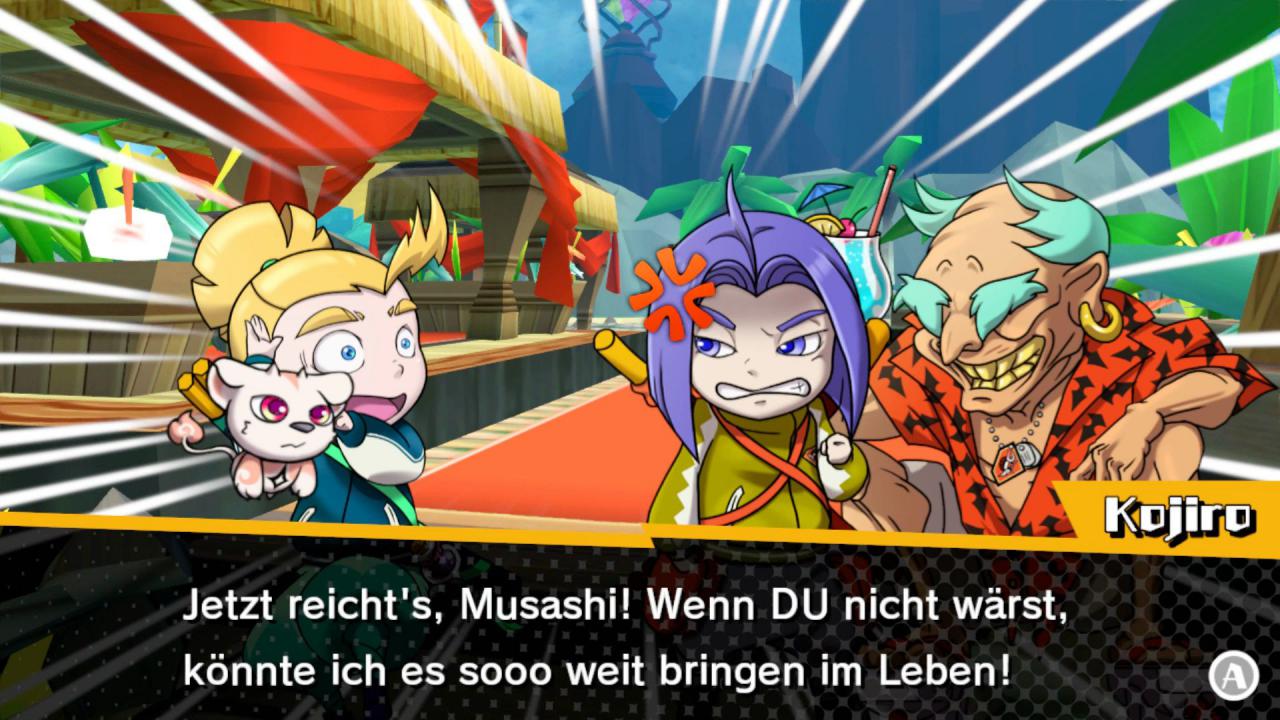 [06/06/2018] Die Begegnungen mit Musashis Widersachern sind witzig gemacht und setzen auf eine Over-the-top-Inszenierung und gelegentlichen Slapstick-Humor.