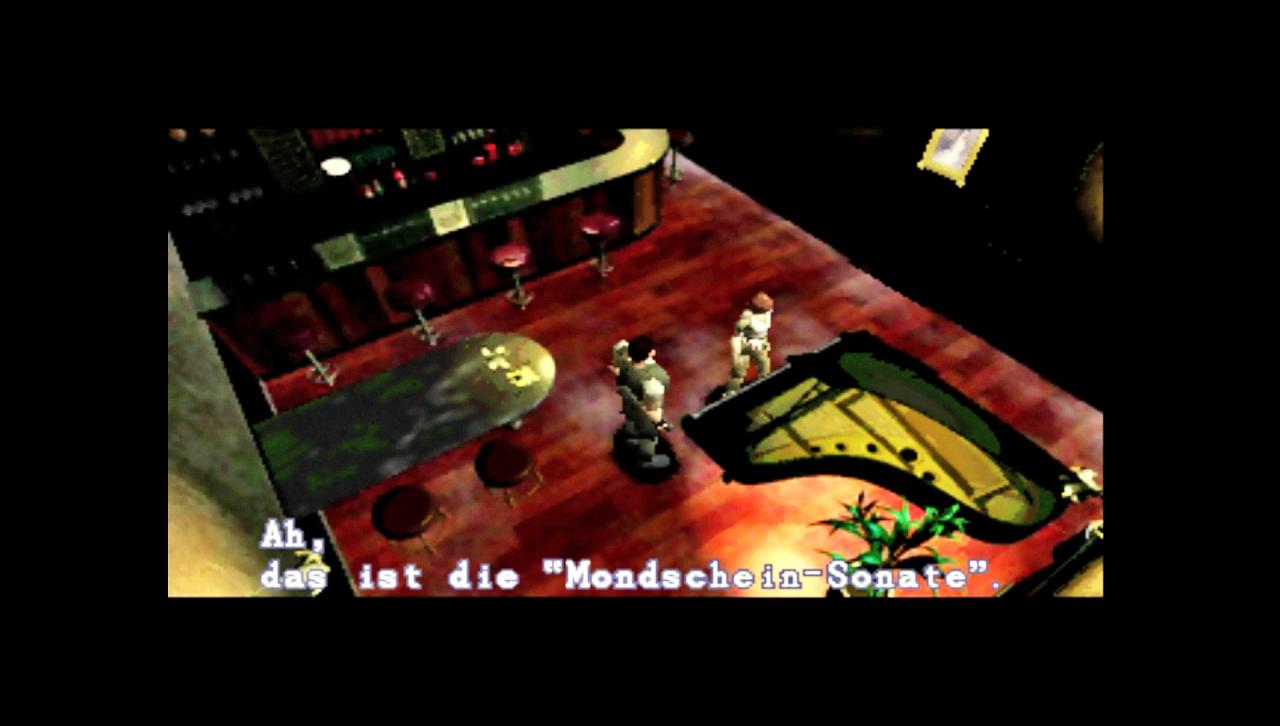 [26/07/2018] Diverse Rätsel im Spiel müssen je nach Spielfigur anders gelöst werden. Chris Redfield etwa versteht nichts vom Klavierspielen, Rebecca hingegen schon.