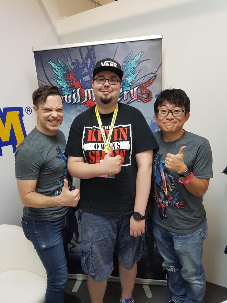 [28/08/2018] Chris mit Hideaki Itsuno und seinem Übersetzer