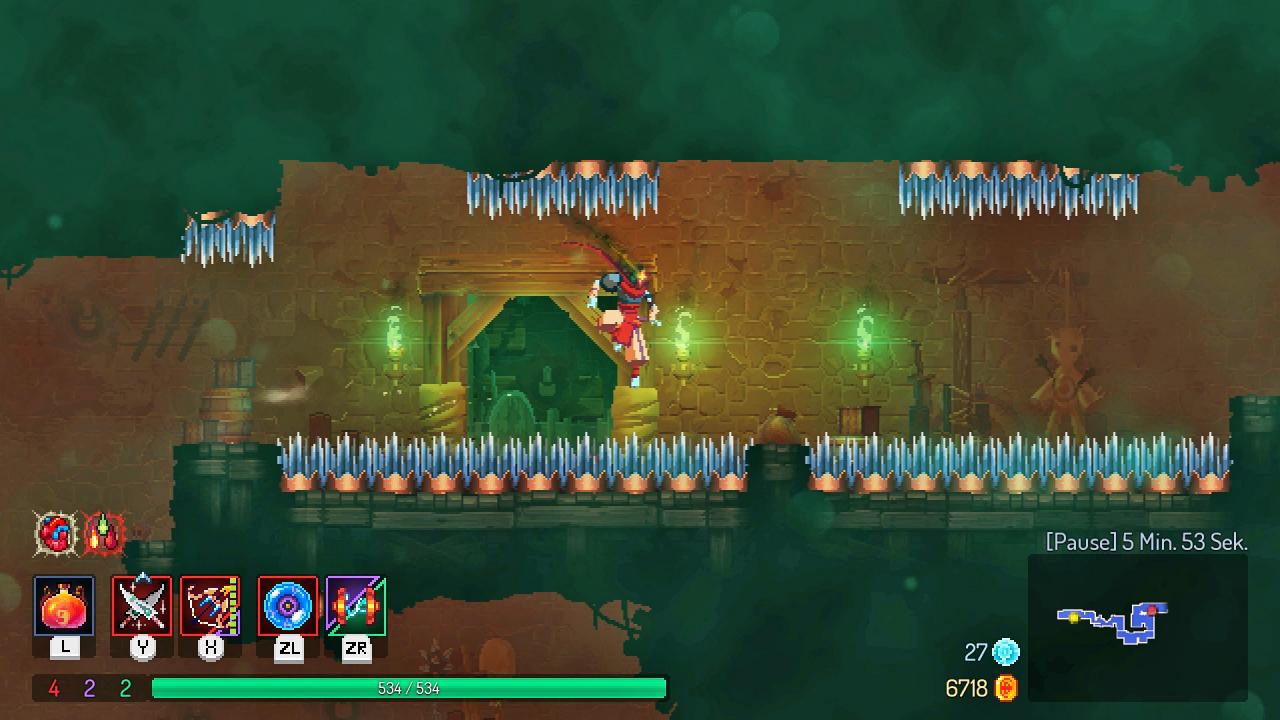 [07/08/2018] In Dead Cells geht es mehr ums Kämpfen als um das Platforming. Aber das ist vollkommen okay, die Kämpfe fühlen sich grandios an!