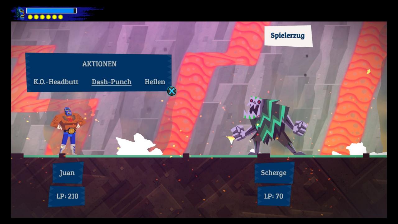 [20/08/2018] Guacamelee 2 steckt voller Anspielungen. In diesem Bonus-Abschnitt kämpft ihr rundenbasiert!