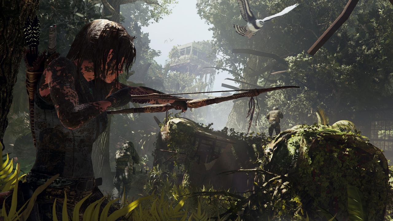 [28/08/2018] Lara hat keine Probleme damit, sich auch mal die die Hände schmutzig zu machen. In Shadow of the Tomb Raider ist das nämlich eine ideale Tarnungstaktik.
