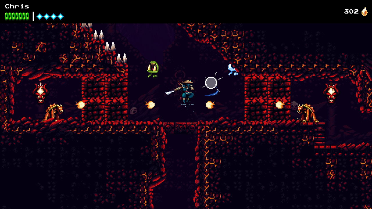 [31/08/2018] Später im Spiel wechselt The Messenger durch einen Zeitsprung zu 16-Bit-Grafik.