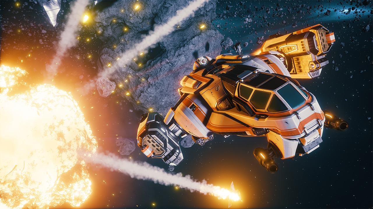 [11/09/2018] Im Weltraum-Abenteuer Everspace auf der Switch bereist ihr aus der Cockpit-Sicht die Galaxie. Euer Raumschiff könnt ihr mit verschiedenen Waffen be­stücken, die ihr als Belohnung für erfüllte Aufgaben erhaltet oder während eures Abenteuers findet. Beim Bildschirmtod verliert ihr das alles aber wieder.