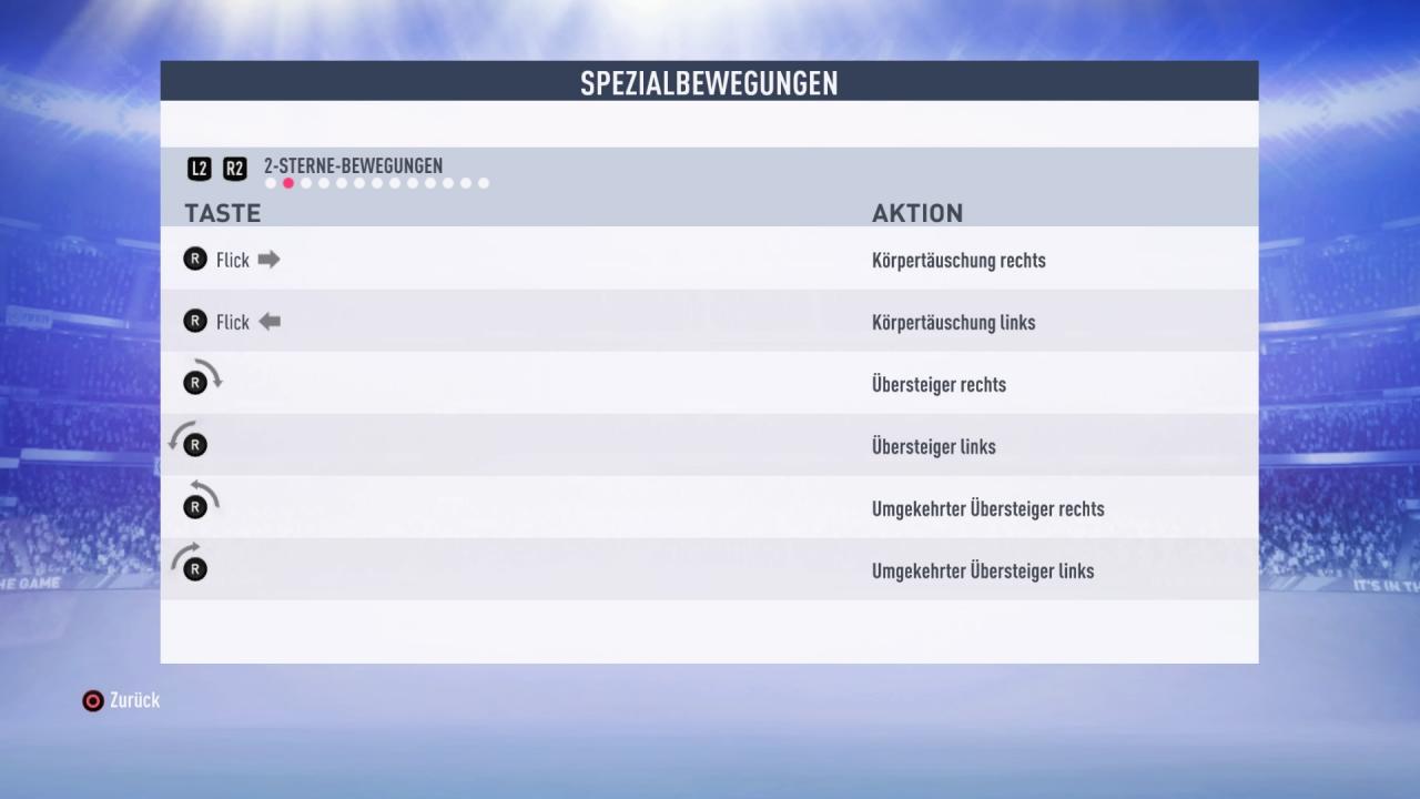 [19/09/2018] Alle Tastenkombinationen zu den FIFA 19 Tricks. (2)