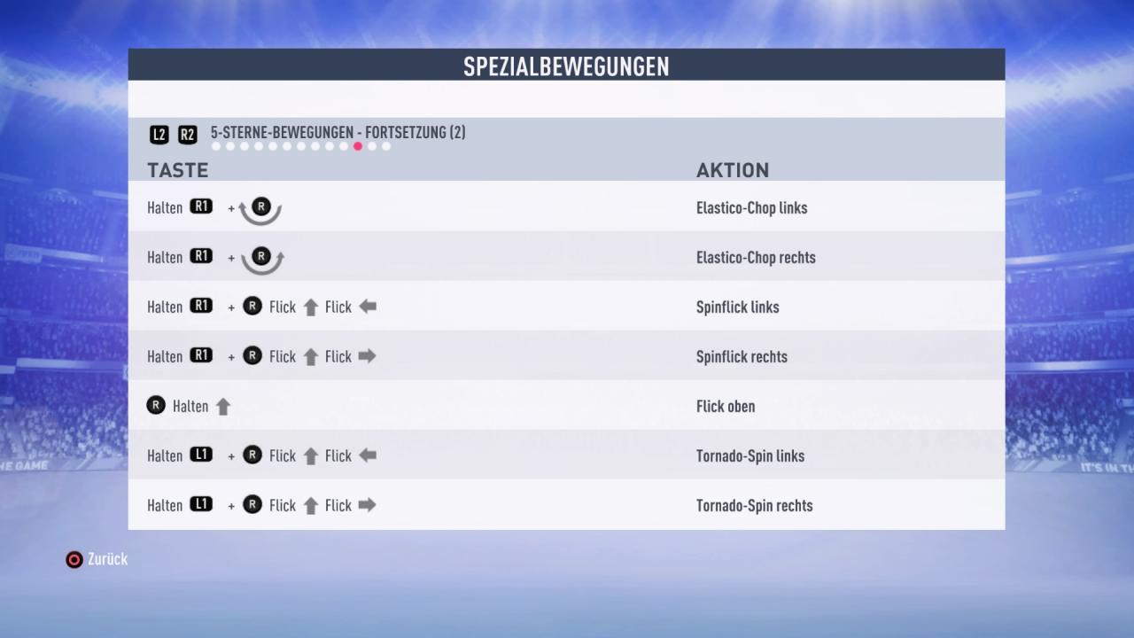 [19/09/2018] Alle Tastenkombinationen zu den FIFA 19 Tricks. (11)