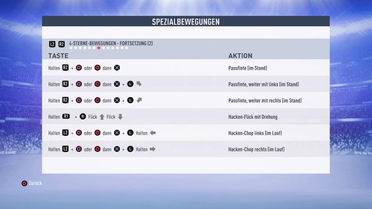 [19/09/2018] Alle Tastenkombinationen zu den FIFA 19 Tricks. (7)
