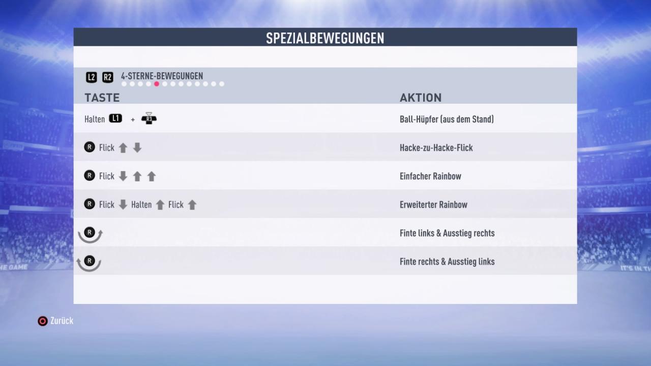 [19/09/2018] Alle Tastenkombinationen zu den FIFA 19 Tricks. (5)