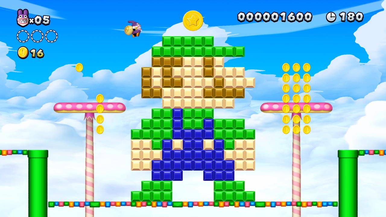[24/09/2018] Widerstandsfähig: Der diebische Mopsi ist eine der fünf spielbaren Figuren in New Super Mario Bros.&nbsp;U Deluxe und nimmt durch Gegner keinerlei Schaden.