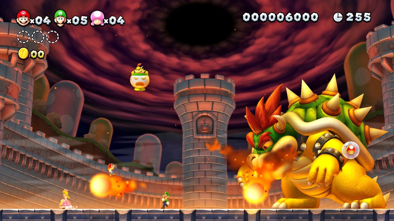 [24/09/2018] Im lokalen Mehrspieler-Modus könnt ihr zusammen an einer Konsole maximal zu viert spielen, nicht mehr zu fünft wie noch auf der Wii U mit Gamepad-Spieler.
