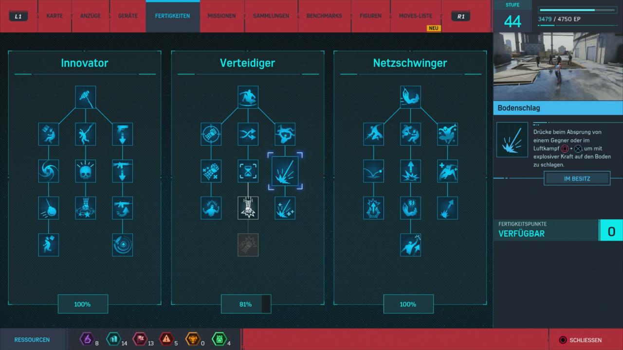 [04/09/2018] In drei Skill Trees schalten wir diverse Fähigkeiten frei, welche das Bewegen in der Welt und die Kämpfe sogar noch spaßiger machen, als sie es auch so bereits sind.