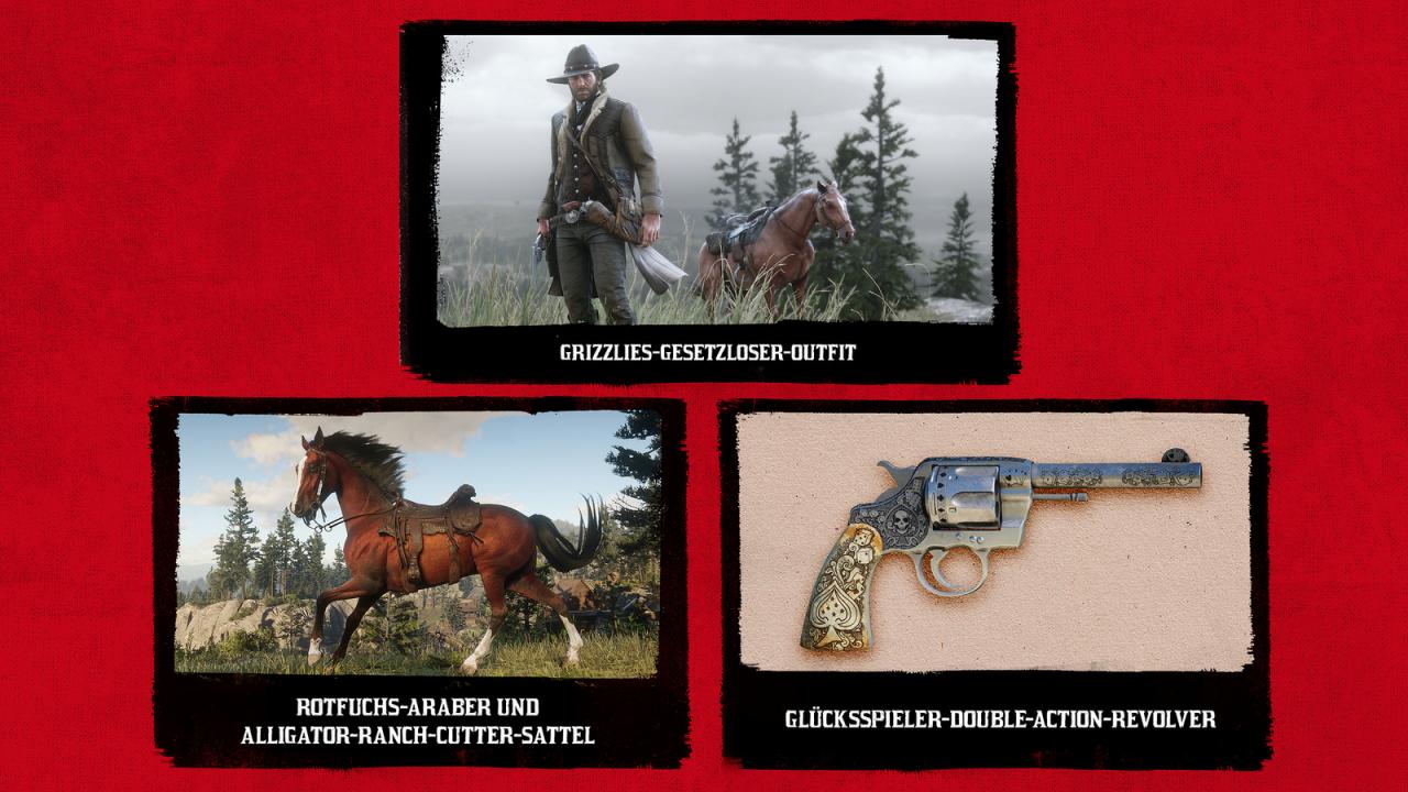 [06/10/2018] Red Dead Online: ​PS4-Inhalte freischalten - wo gibt's die zeitexklusiven Items?