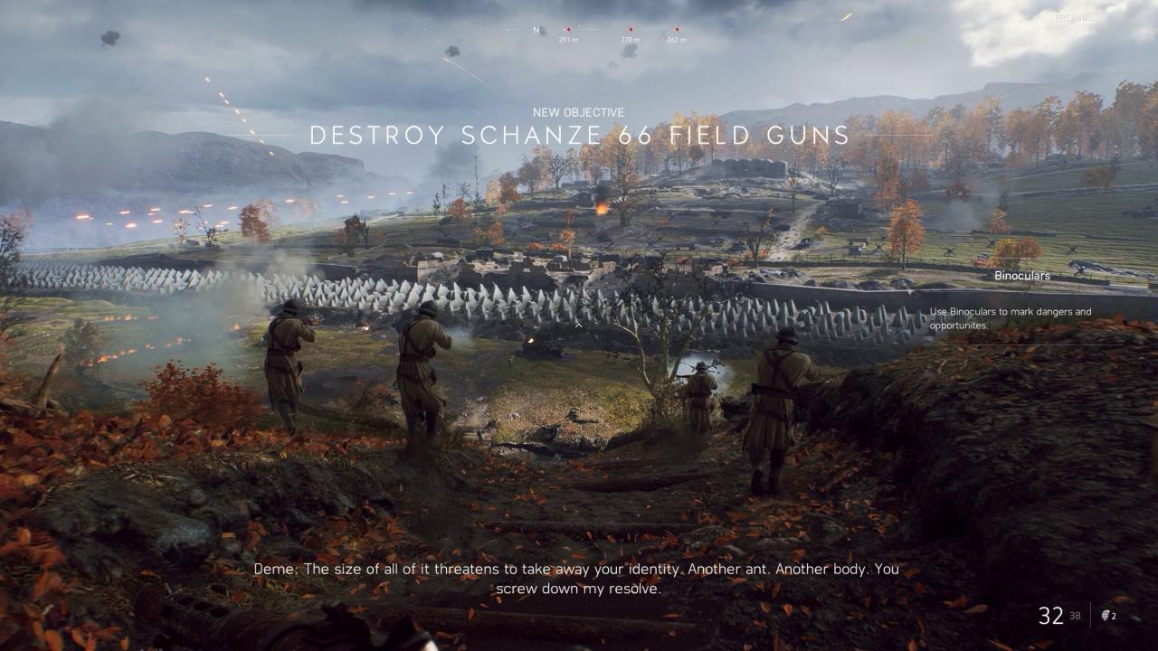Ein großes Schlachtfeld im Zweiten Weltkrieg.
