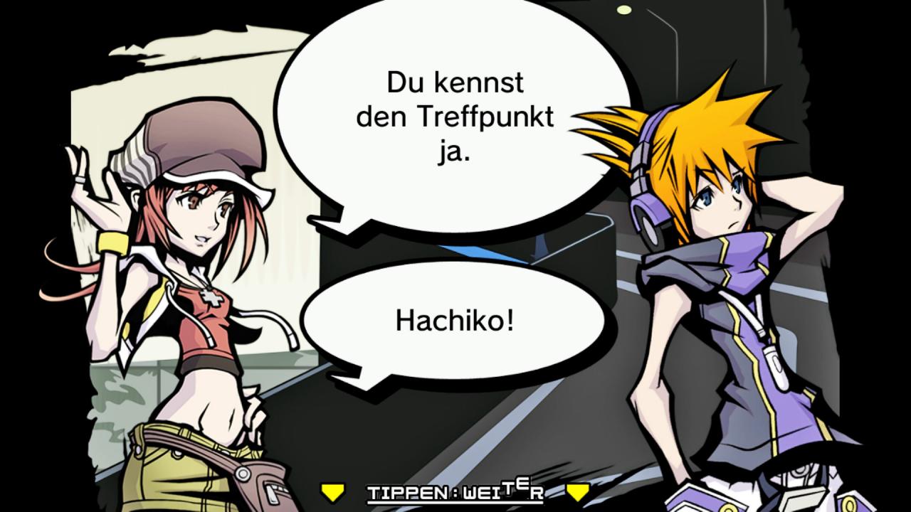 Lesefaule Spieler aufgepasst: Die Comicstrip-Dialoge in The World Ends With You – Final Remix nehmen einen nicht zu unterschätzenden Anteil des Geschehens ein.