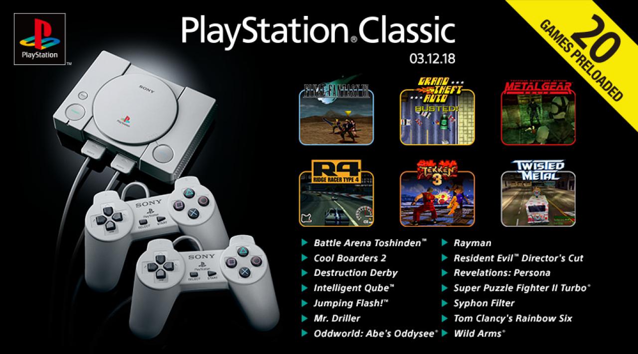 [29/10/2018] Playstation Classic: Eine technische Enttäuschung - Galerie mit den besten Spielen
