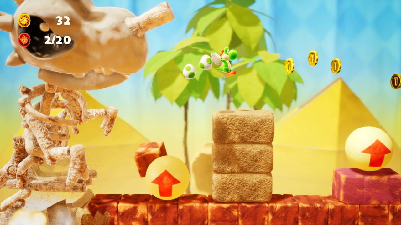 [04/10/2018] Boss-Gegner machen euch im neuen Yoshi-Spiel das Dinosaurierleben schwer. Sonderlich bedrohlich wirken sie aufgrund der Knuddeloptik allerdings nicht.